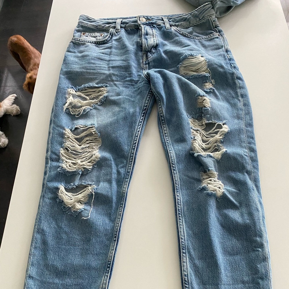 TopShop Super Ripped Hayden jeans